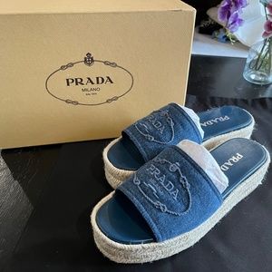 Prada Platform Espadrilles